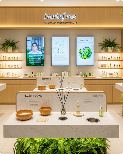 INNISFREE FIT OUT & STORE FIXTURES